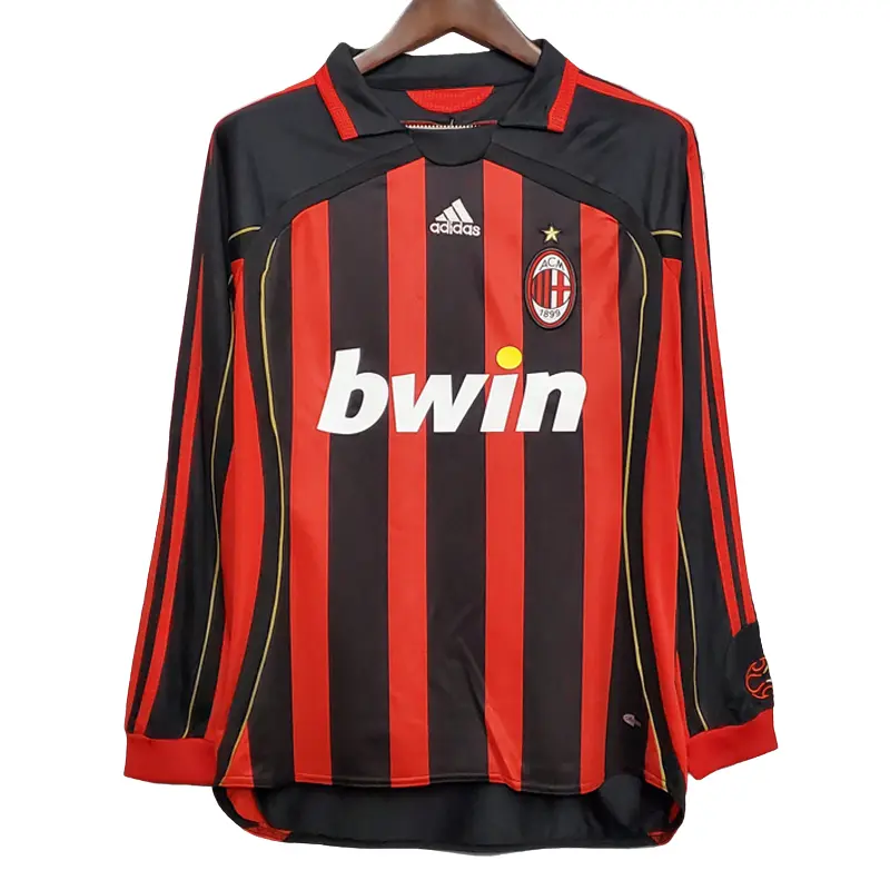 A*c M*l*n 2006/2007 home shirt long sleeves