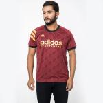 ad*das custom maroon T-shirt