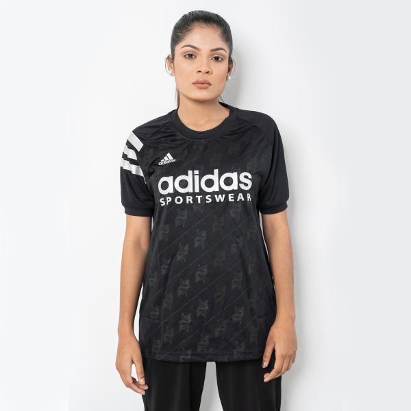 Ad*das Black custom 3 stripes