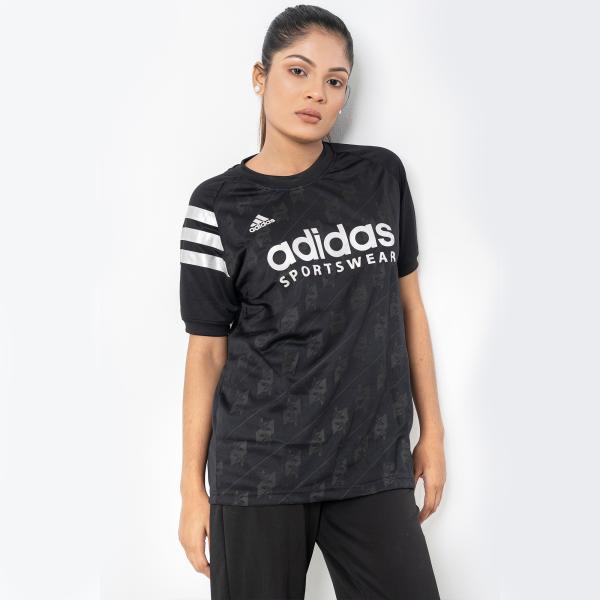 Ad*das Black custom 3 stripes