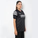 Ad*das Black custom 3 stripes